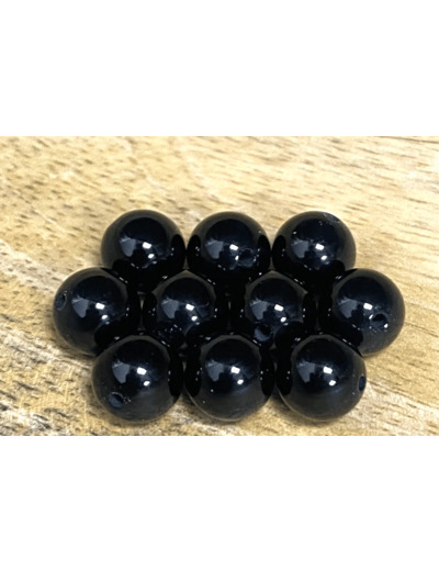 PERLE OBSIDIENNE NOIRE