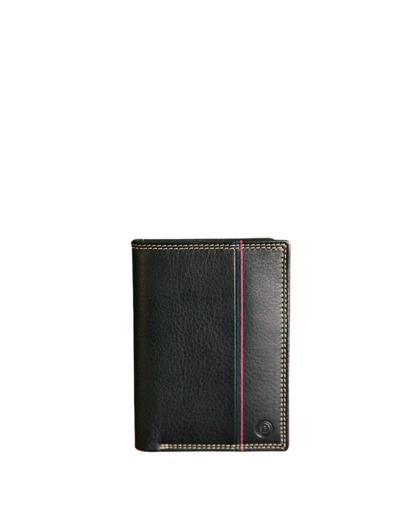 Serge Blanco Vancouver Mini Portefeuille Cuir VAN21052 Noir