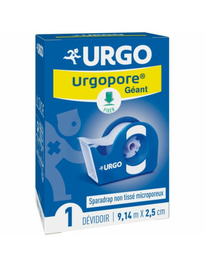 Urgopore Sparadrap Microporeux Géant 9,14 m x 2,5 cm