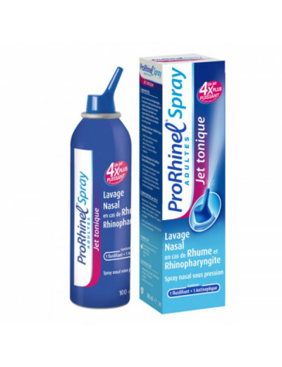Spray Jet Tonique Lavage Nasal Adultes 100ml Prorhinel