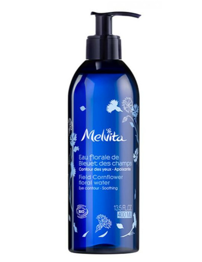 MELVITA EAUFLORALE BLEUET FLPOMPE 400ML