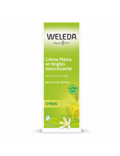 Crème Mains et Ongles nourrissante 50ml Citrus Weleda