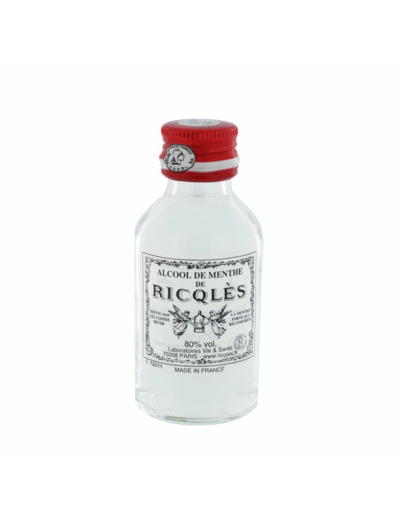 RICQLES ALCOOL MENTHE FL 50ML