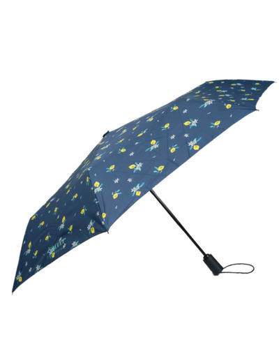Isotoner Parapluie Pliant Automatique Citron Jaune