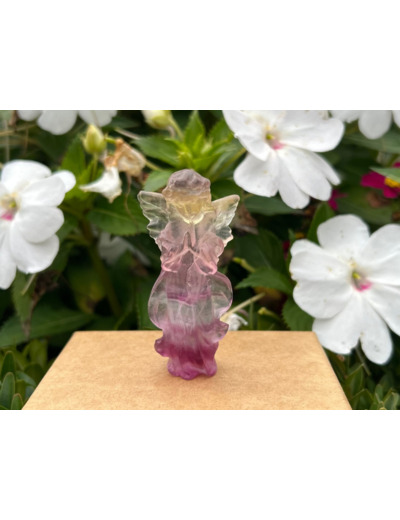 FIGURINE ANGE EN FLUORITE
