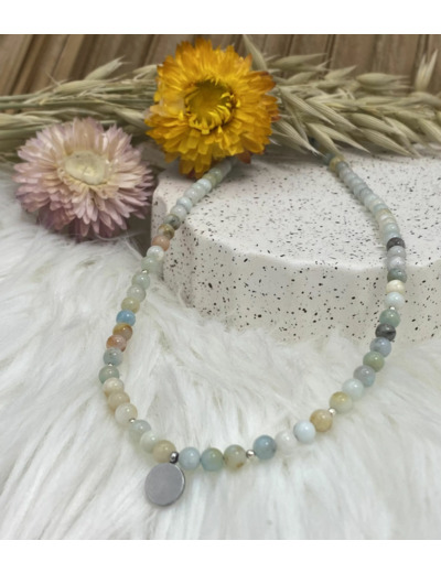 COLLIER AMAZONITE