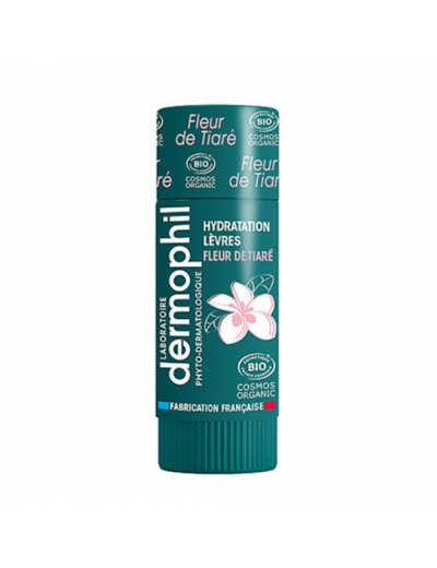 Stick Levres Bio Protection 4g Les Classiques Fleur De Tiare Dermophil Indien