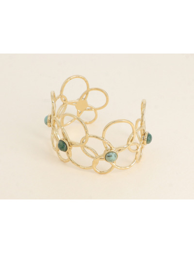 BRACELETS MANCHETTES FLORALES