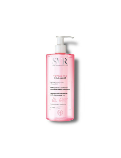 Gel Lavant Peaux Sensibles Et Seches 1l Topialyse Svr