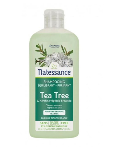 Shampooing Equilibrant Et Purifiant Au Tea Tree 250ml Natessance