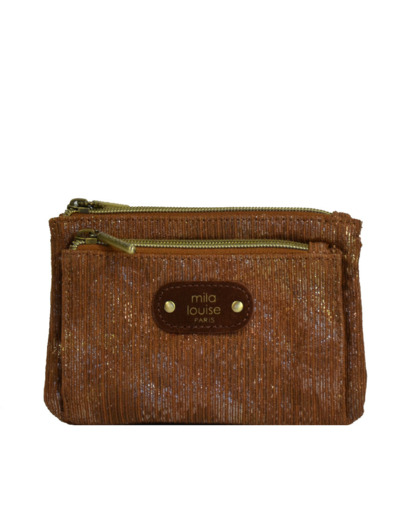 Mila Louise Paloma CT6 Porte-Monnaie Cognac