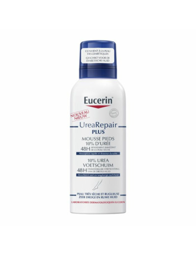 Mousse Pieds 10% d'Urée 150ml UreaRepair Plus Eucerin