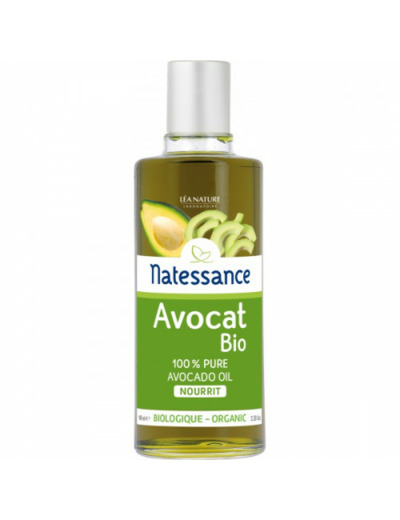 Huile D'avocat Bio Huile Pure Nourrit 50ml Natessance