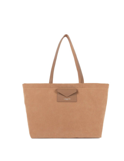 Lancaster Suedine KBA Grand Sac Shopping Aspect Suédine 518-063 Moka