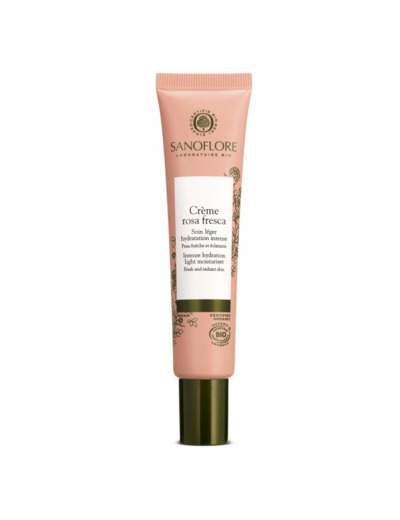 Crème Hydratante visage bio légère Rose de Damas bio 40ml Rosa Sanoflore