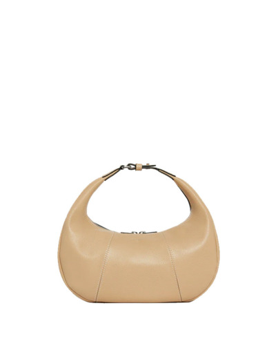 Le Tanneur Juliette Petit Sac Hobo En Cuir Grainé Désert