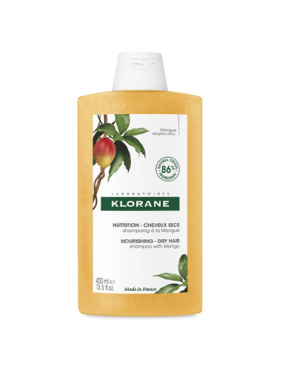 Shampooing Nutrition 400ml Mangue Cheveux Secs Klorane