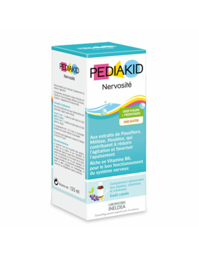 Nervosite Sirop Gout Cassis 125 ml Pediakid