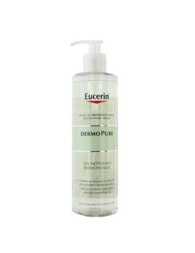 EUCERIN DERMOPURE GEL NETTOYANT FL400ML