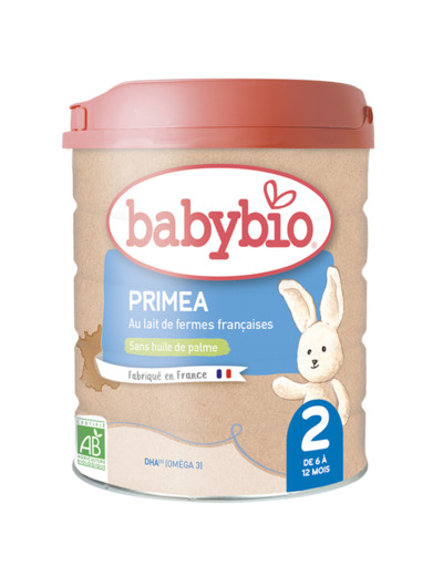 BABYBIO PRIMEA 2 LAIT VACHE 6-12M 800G