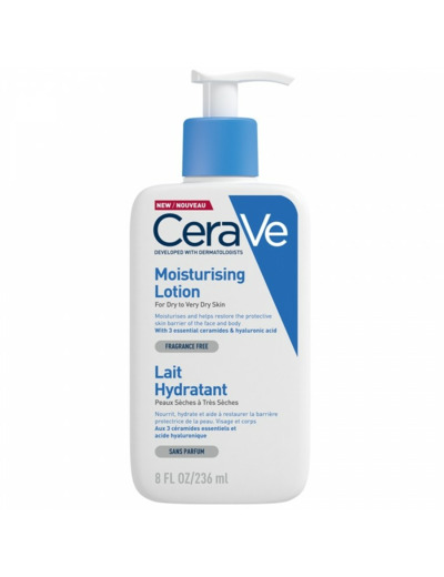 CERAVE LAIT HYDRATANT FLACON POMPE 236ML