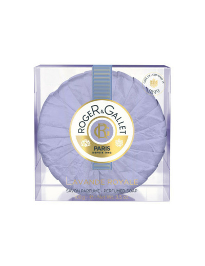 Savon Collection Héritage 100g Lavande Royale Base Végétale Roger & Gallet