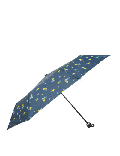 Isotoner Parapluie Femme Pliant Manuel Citron Jaune