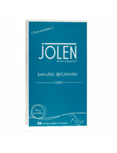 Bandes Epilatoires Jambes Boites X 36 Jolen