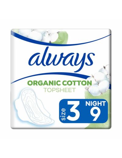 ALWAYS SERV COT NUIT X9 PROTECTION
