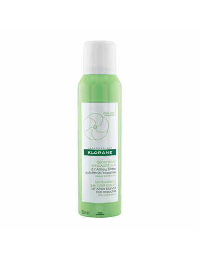 Deodorant Spray 125ml Althea Blanc Klorane