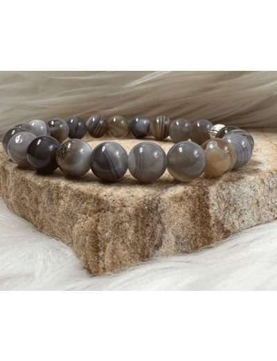 BRACELET AGATE BOTSWANA