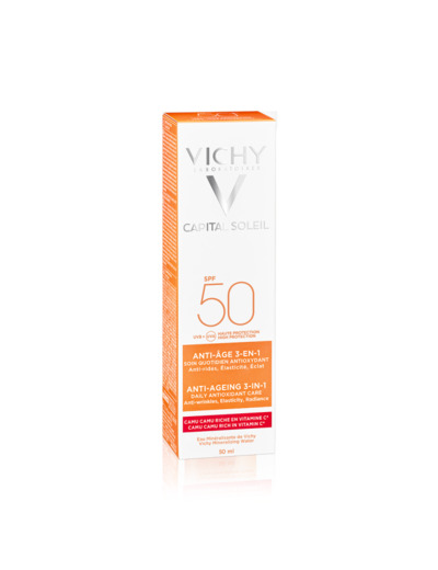 Anti-age Soin Antioxydant 3-en-1 Sp50+ 50ml Ideal Soleil Vichy