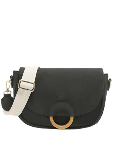 Woomen Crocus Sac Porté Travers Végan M Black