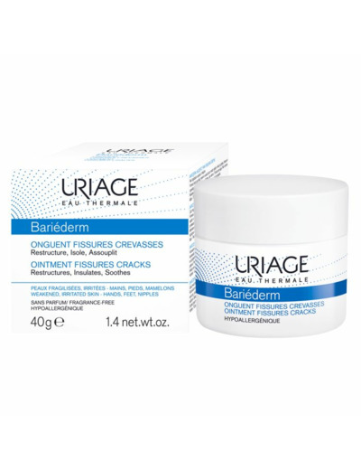 Bariederm Onguent Fissures Et Crevasses Peaux Fragilisees 40g Bariéderm-Cica Uriage