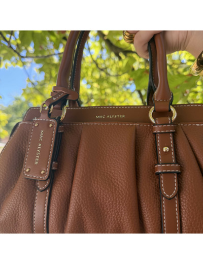 Sac a main Mac Alyster COGNAC