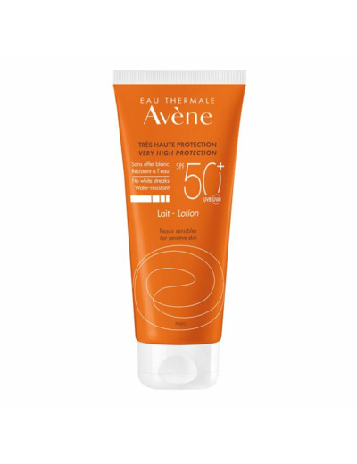 Lait Spf50+ Peaux Sensibles 100ml Solaire Avène
