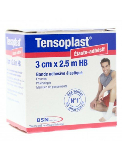 Tensoplast Élasto-adhésif 3 cm x 2,5 m