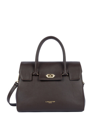Lancaster Milano Cosmos Sac A Main Cabas 547-56 Marron Foncé