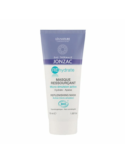 Masque Ressourcant Bio Rehydrate 50ml Eau thermale Jonzac