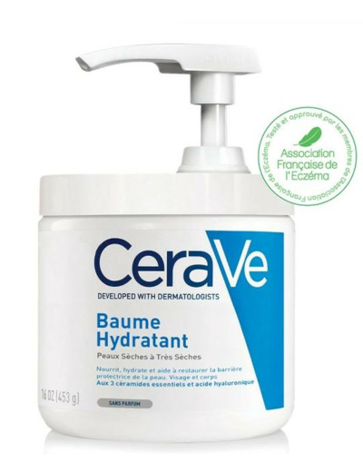 CERAVE BAUME POT POMPE 454ML