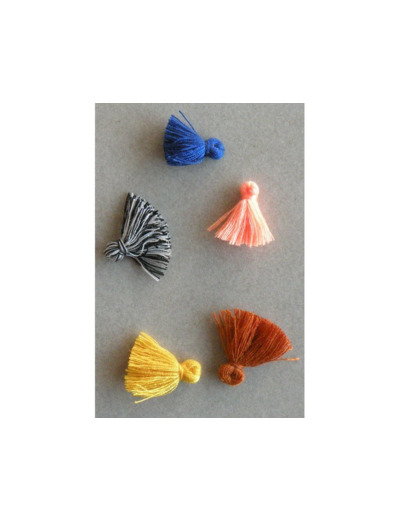 Lot de 5 mini pompons Artisan