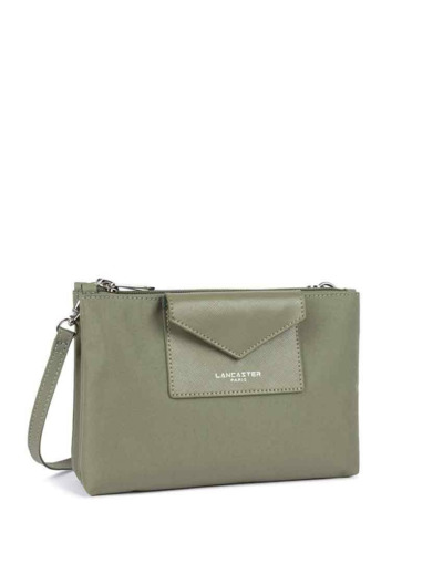 Lancaster Smart Kba Petit Sac Trotteur 2 compartiments 516-27 Kaki Clair