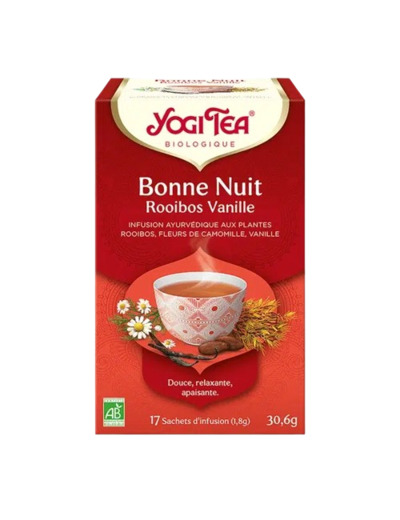 YOGI TEA BONNE NUIT ROOIB VANIL SACH17
