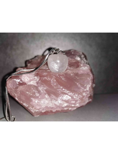 Collier pomme cristal de roche