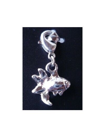 Pendentif poisson argent