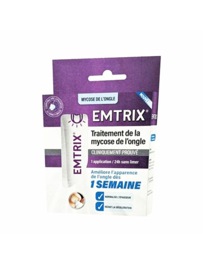 Traitement Mycose de l'ongle Stylo embout silicone 10ml Emtrix