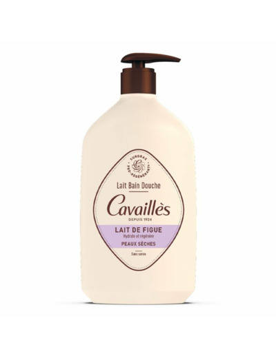 Lait Bain Douche Lait de figue 1L Peaux sèches Rogé Cavaillès