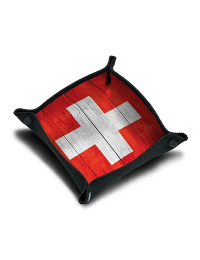 Piste des wood swiss flag