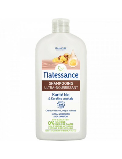 NATESSANCE SHP KARITEampKERATINE 500ML BIO
