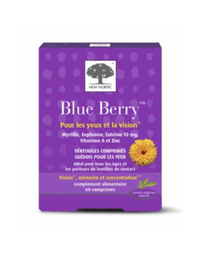 Blue Berry 60 Comprimes New Nordic
